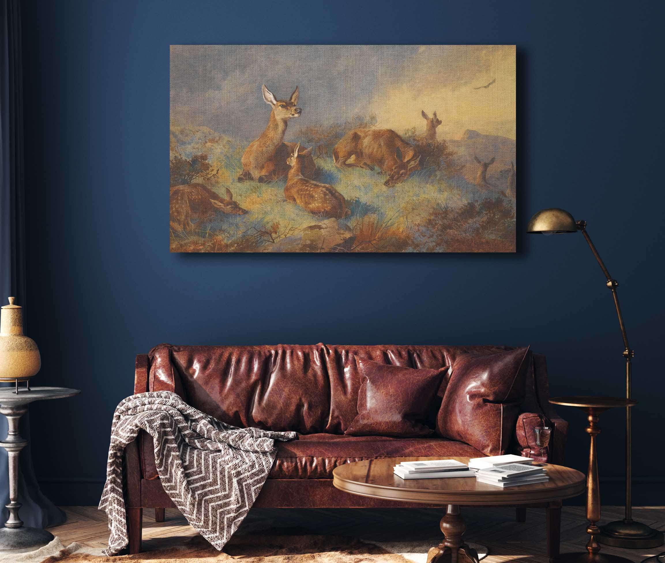 The Watchful Hinds by Archibald Thorburn - Image 4