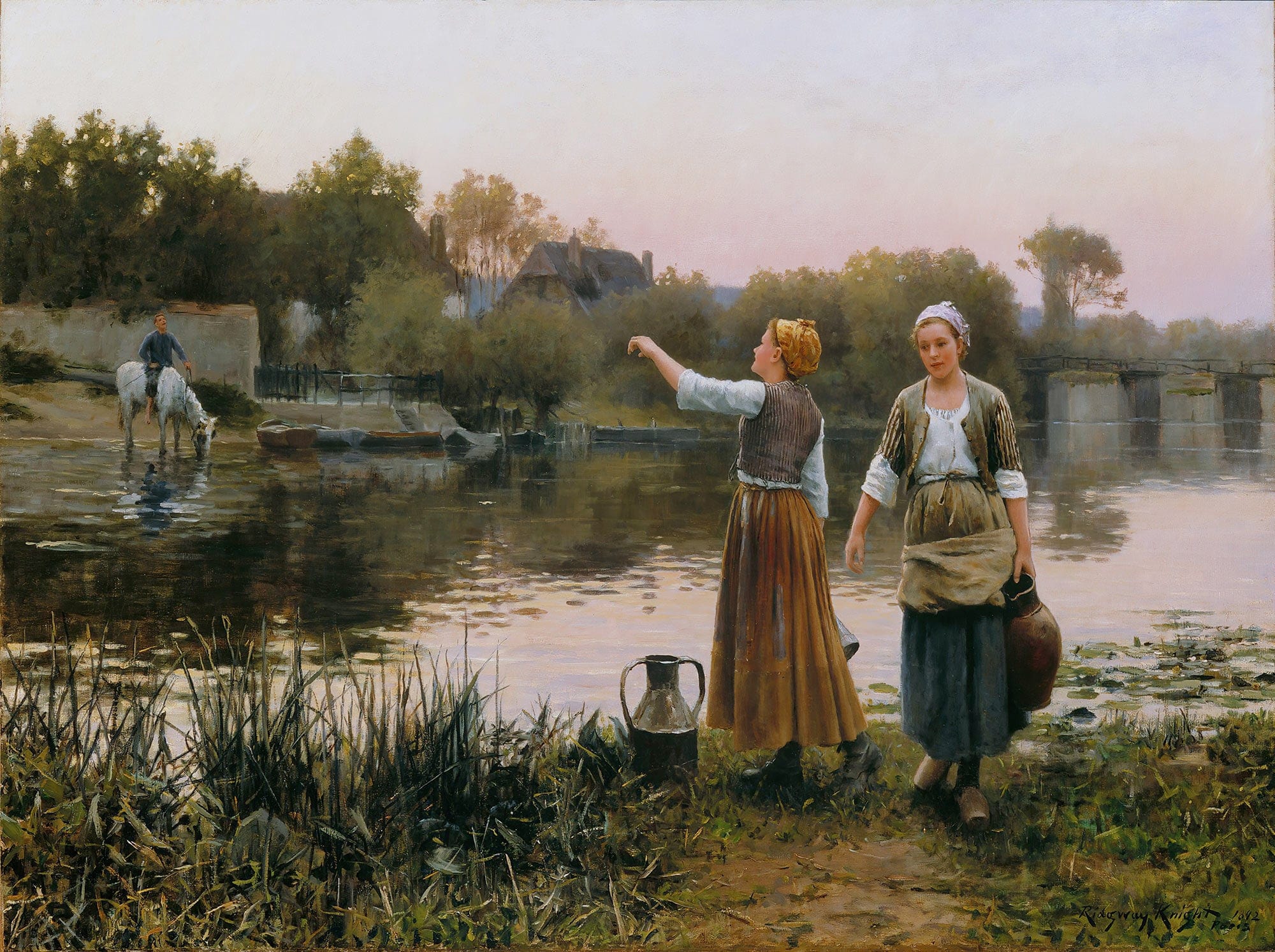 The Water Carriers by Daniel Ridgway Knight - Image 5