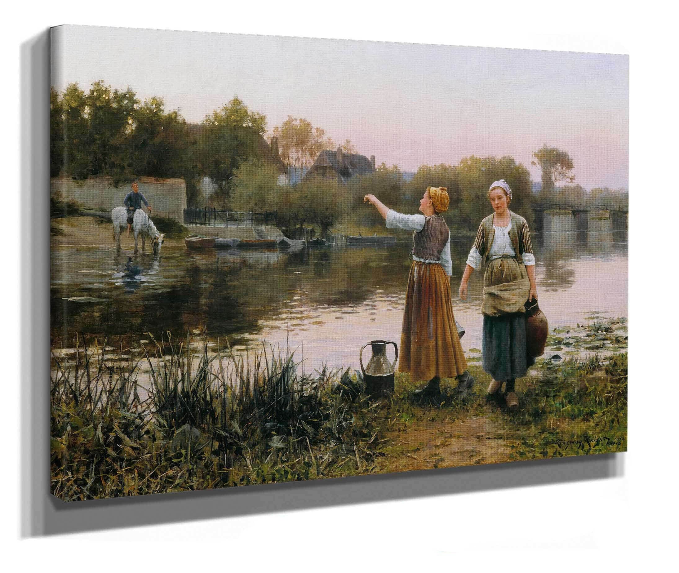The Water Carriers by Daniel Ridgway Knight - Image 6