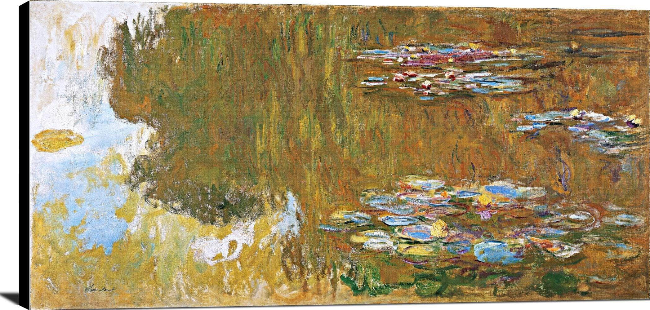 The Water Lily Pond Painting Claude Monet Canvas Art - Image 2