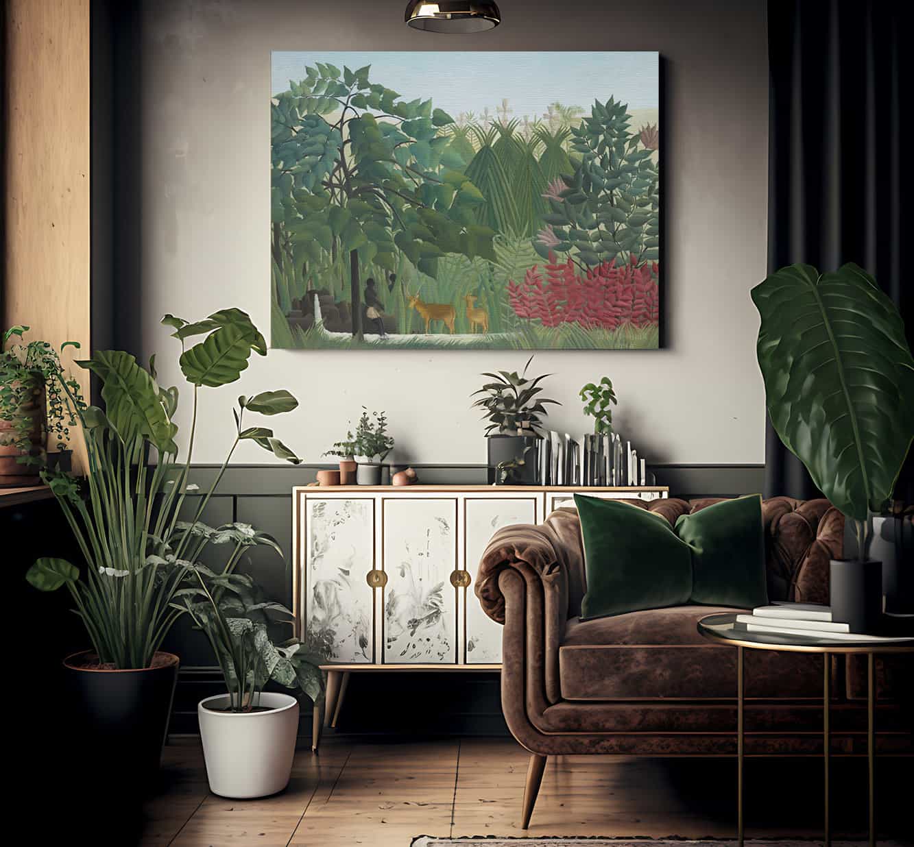 The Waterfall By Henri Julien Felix Rousseau - Image 2