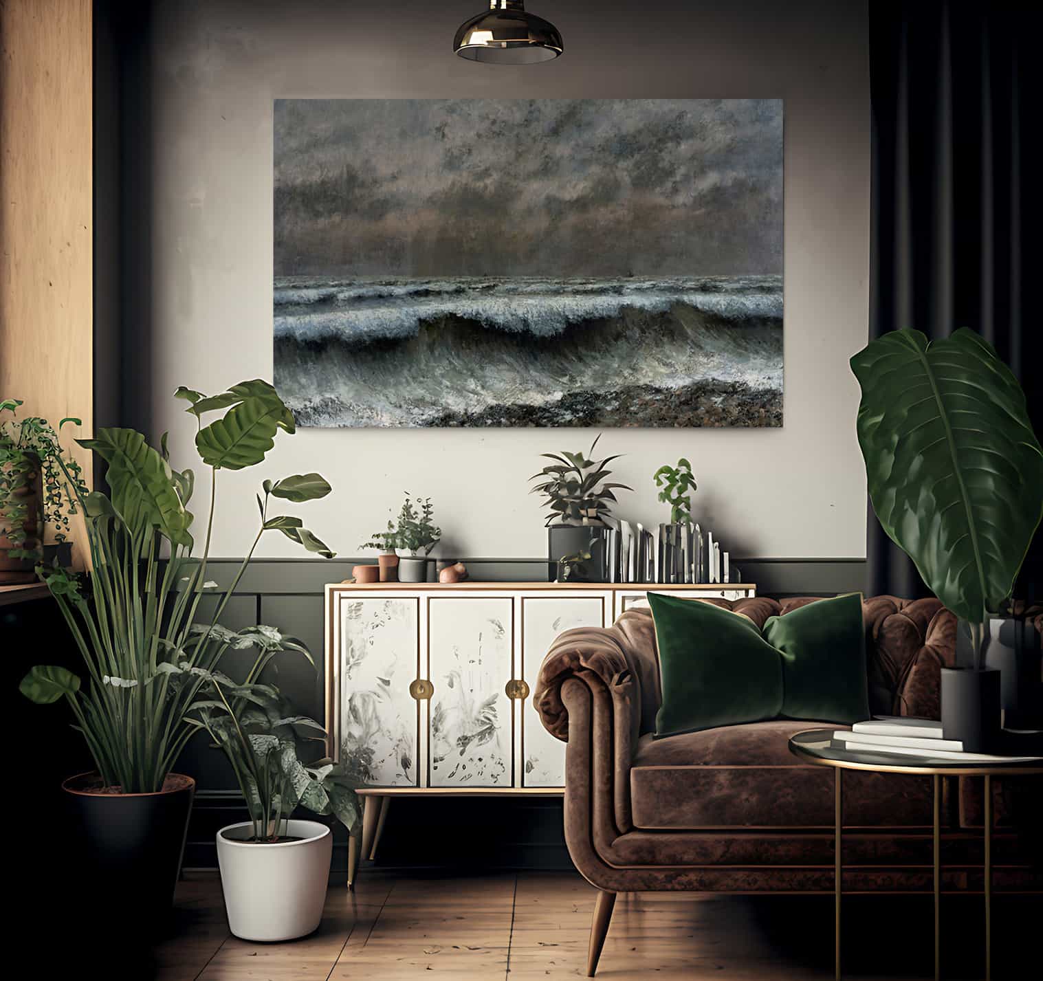 The Wave 1 By Jean Desire Gustave Courbet - Image 2