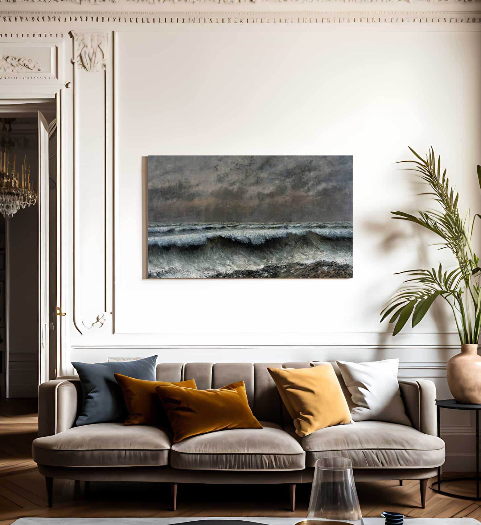 The Wave 1 By Jean Desire Gustave Courbet - Image 3