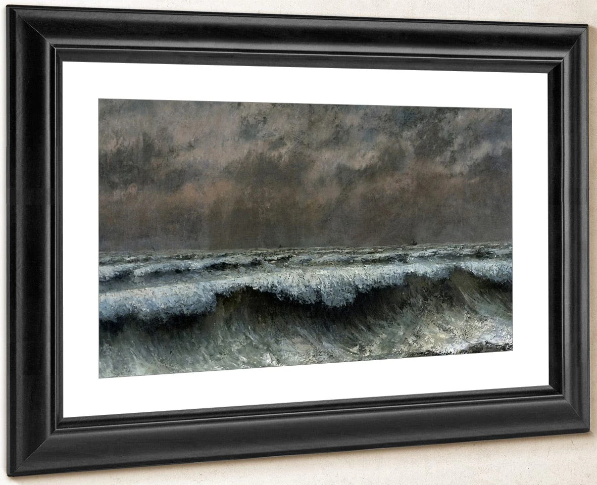 The Wave 1 By Jean Desire Gustave Courbet - Image 4