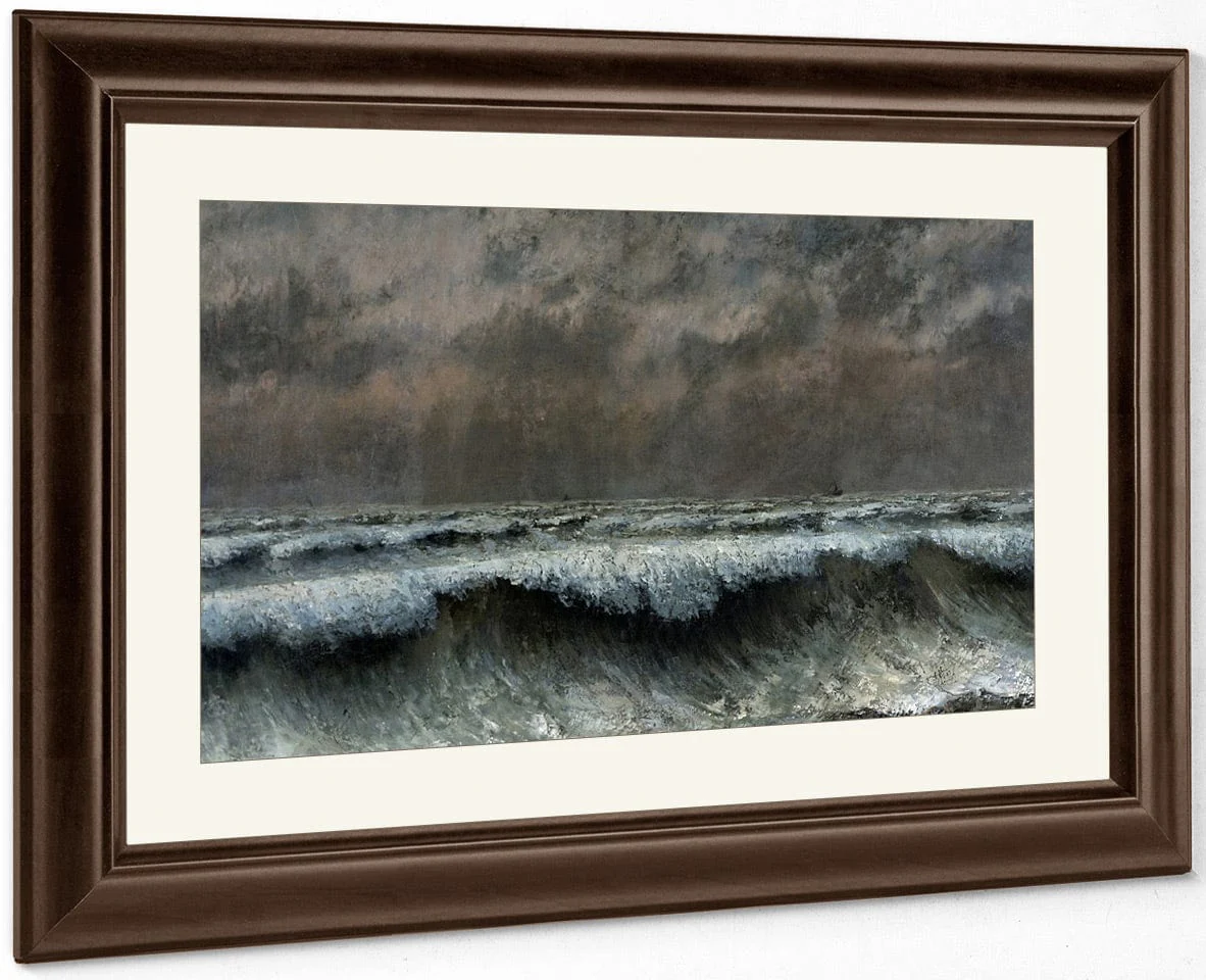 The Wave 1 By Jean Desire Gustave Courbet - Image 5