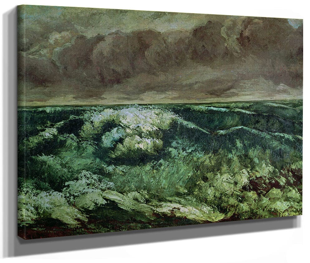 The Wave By Jean Desire Gustave Courbet