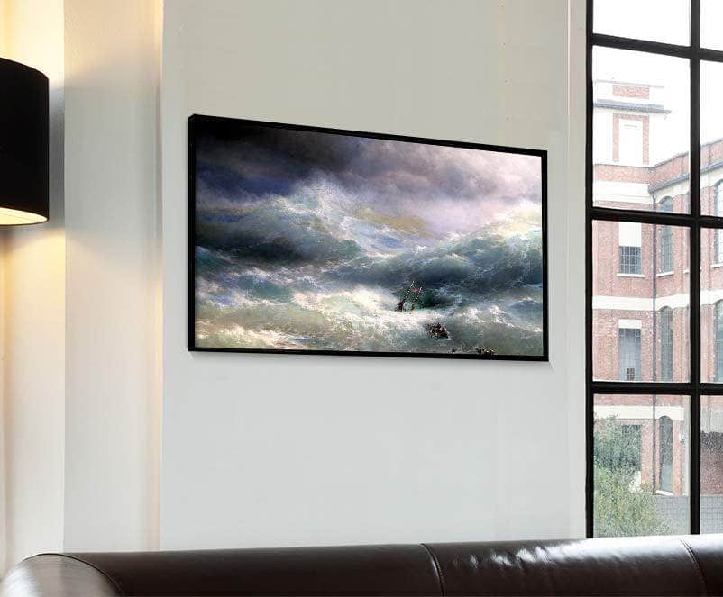 The Wave Painting Ivan Aivazovsky Canvas Art - Image 4