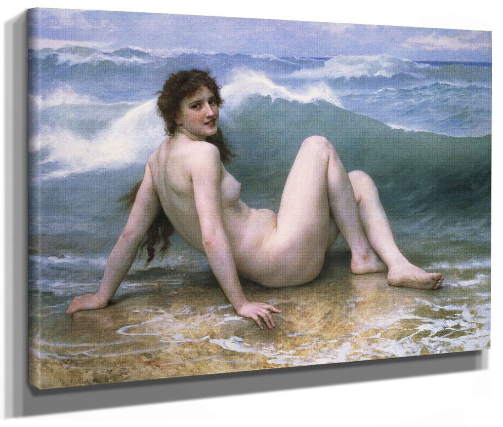 The Wave By William Adolphe Bouguereau