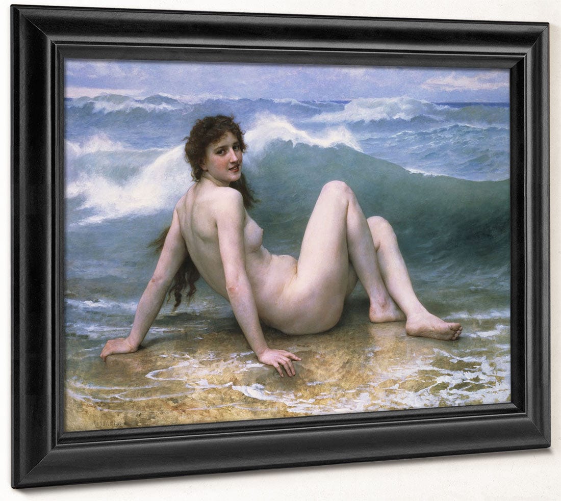 The Wave By William Adolphe Bouguereau - Image 8