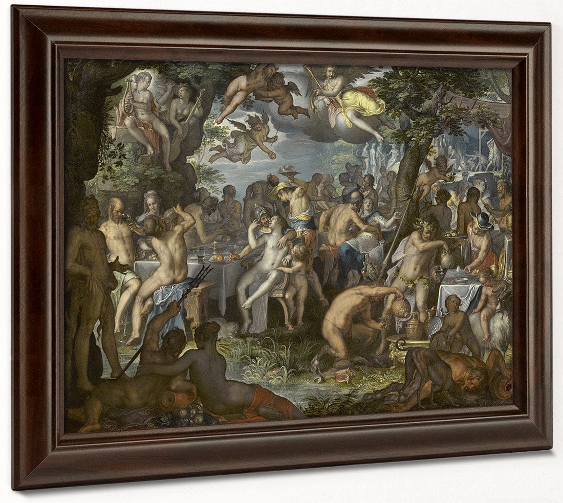 The Wedding Of Peleus And Thetis By Joachim Wtewael - Image 6