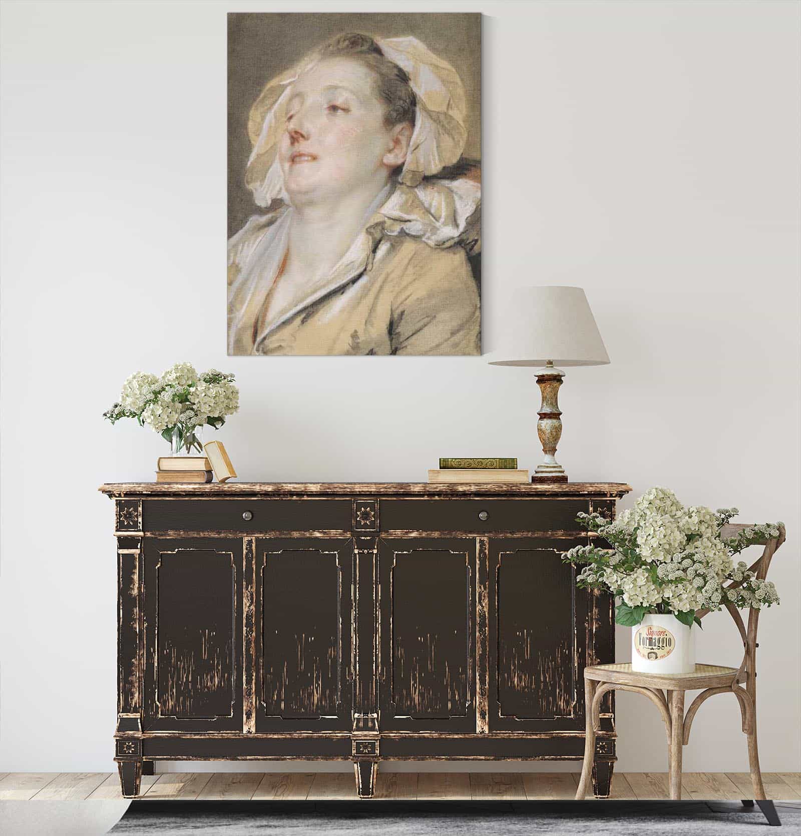 The Well Loved Mother by Jean Baptiste Greuze - Image 4