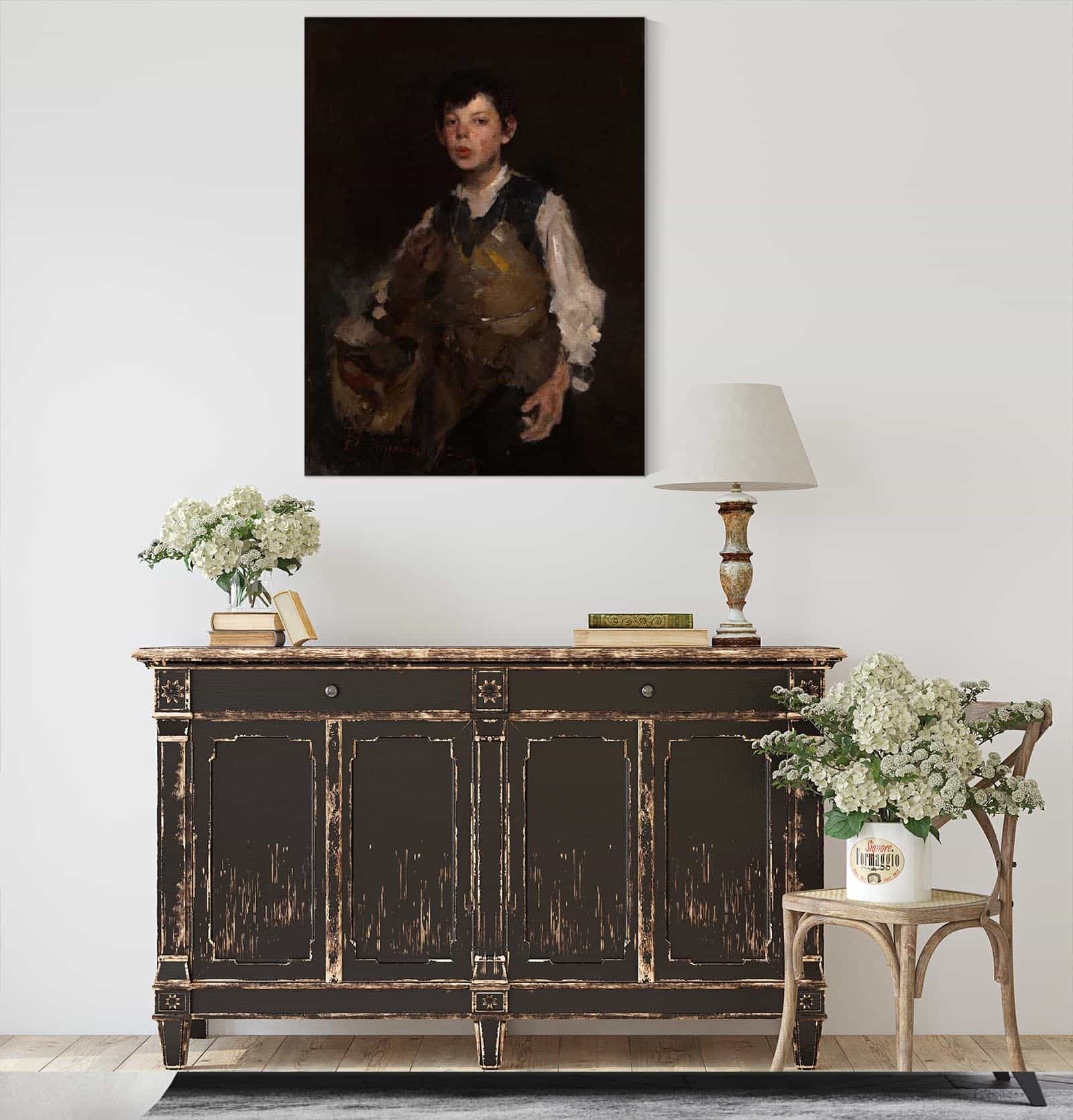 The Whistling Boy by Frank Duveneck - Image 4