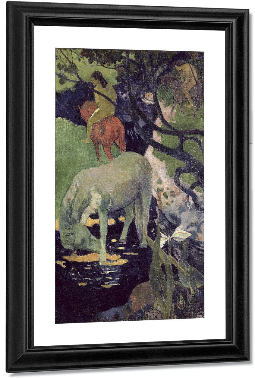 The White Horse By Eugene Henri Paul Gauguin - Image 3