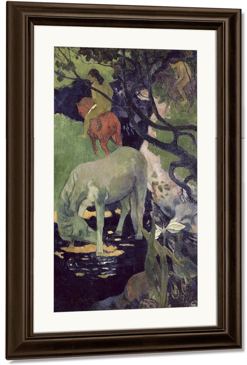 The White Horse By Eugene Henri Paul Gauguin - Image 4