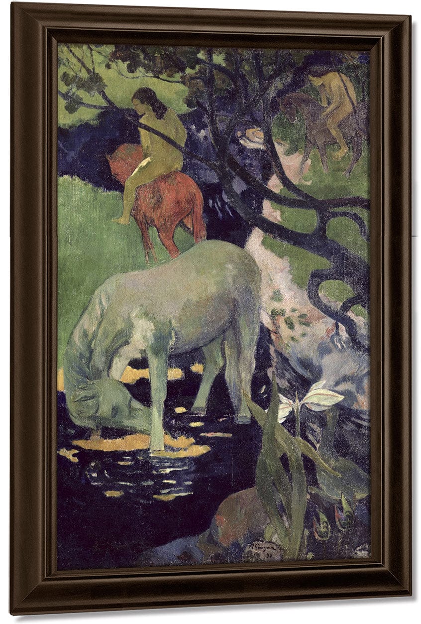 The White Horse By Eugene Henri Paul Gauguin - Image 5