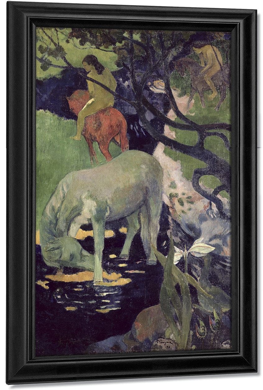 The White Horse By Eugene Henri Paul Gauguin - Image 7