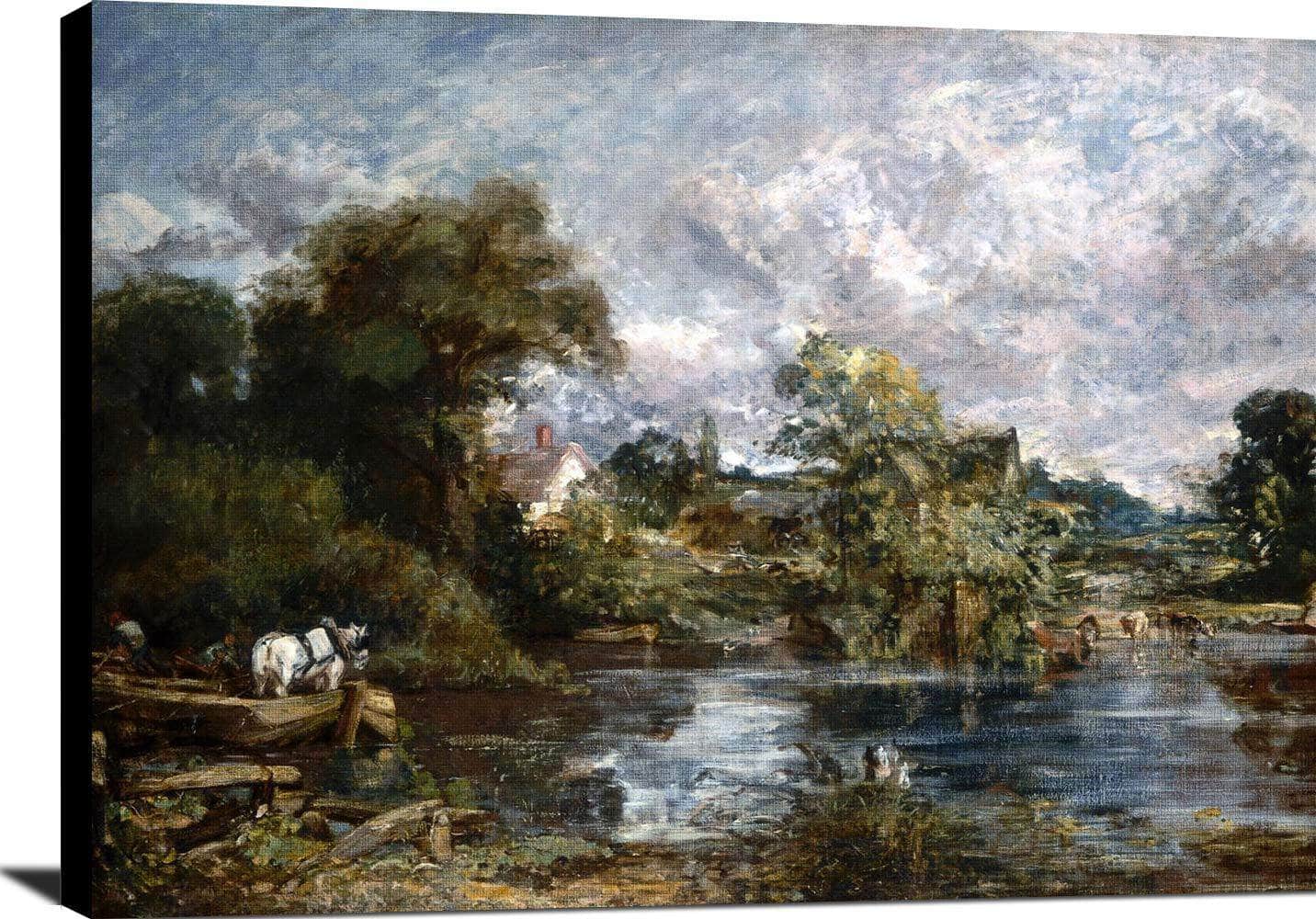 The White Horse Painting John Constable Canvas Art - Image 2
