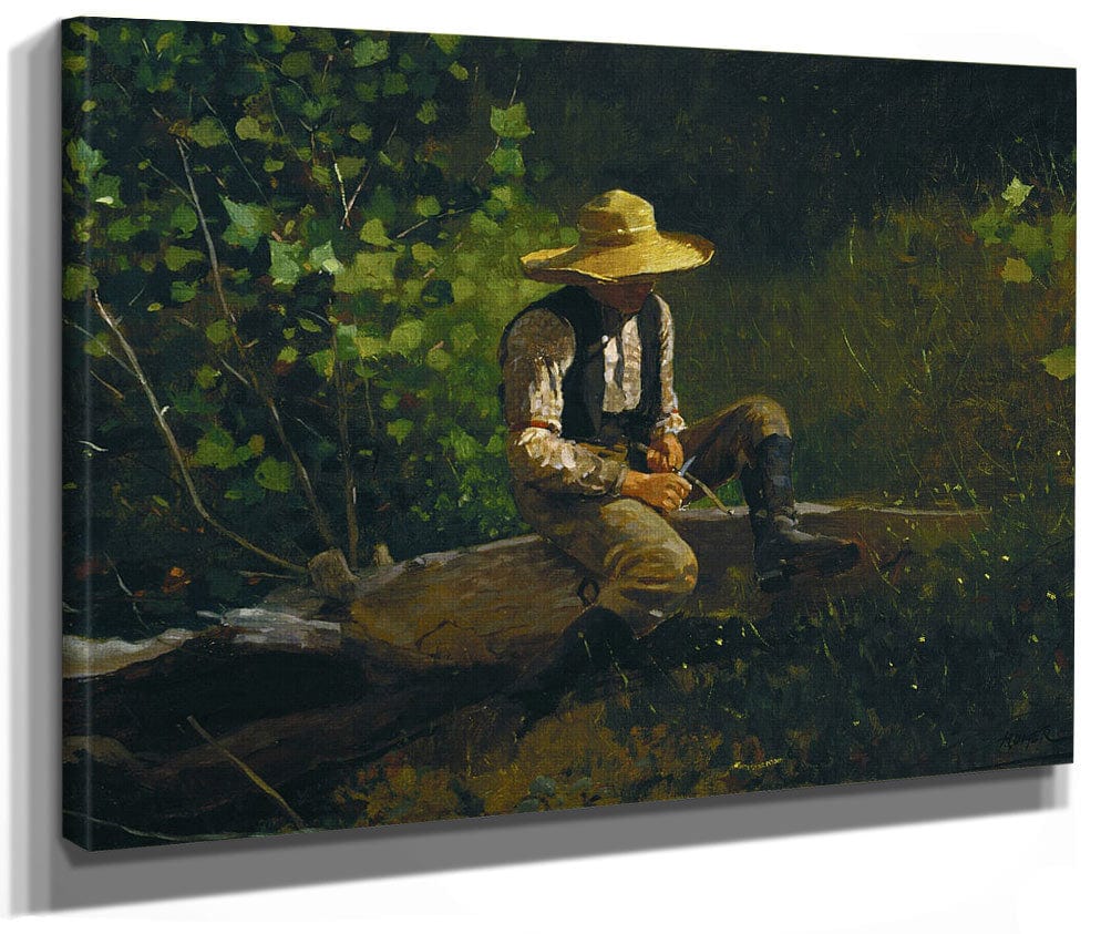 The Whittling Boy By Winslow Homer