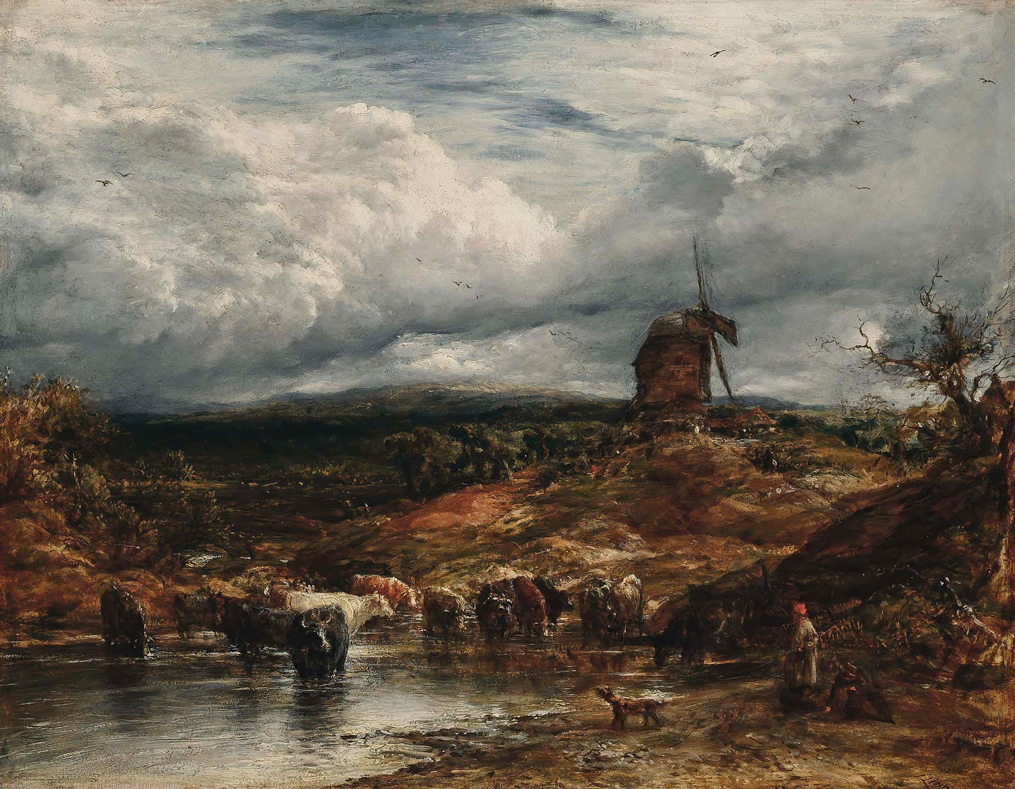 The Windmill by John Linnell