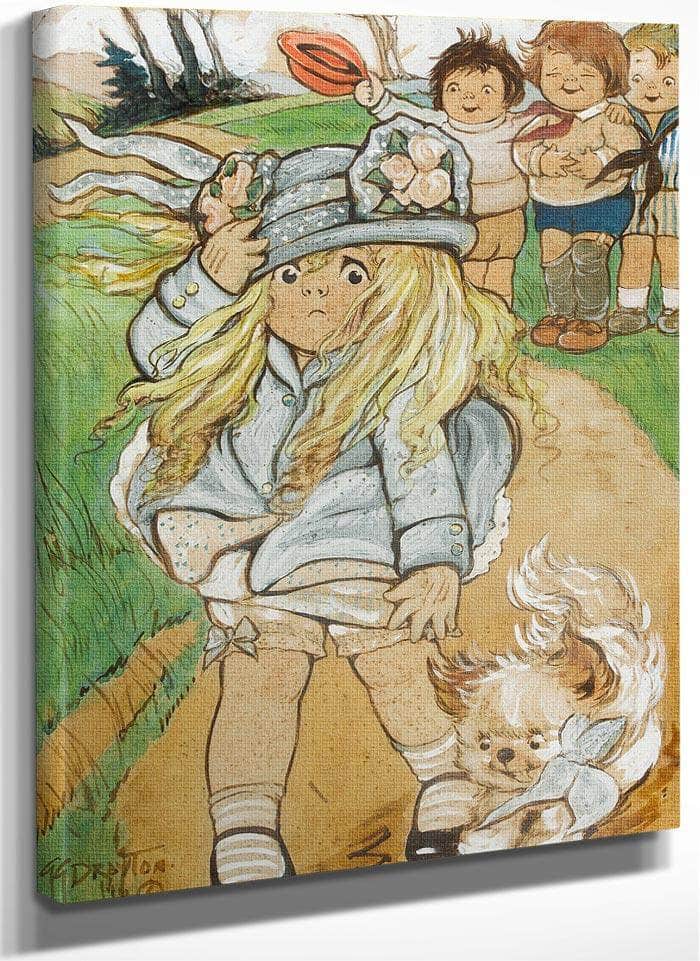 The Windy Day2 By Grace G Drayton