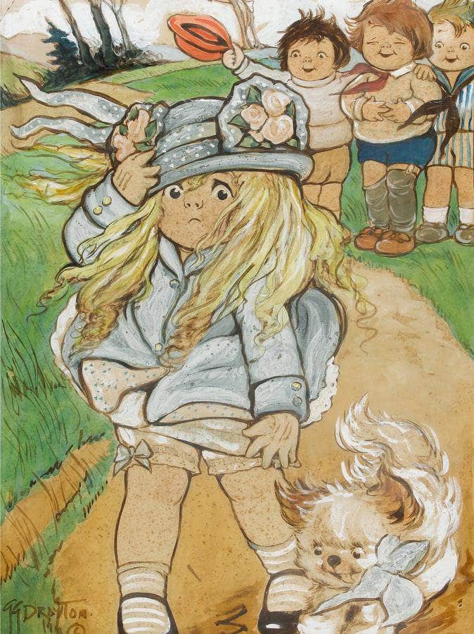 The Windy Day2 By Grace G Drayton - Image 6