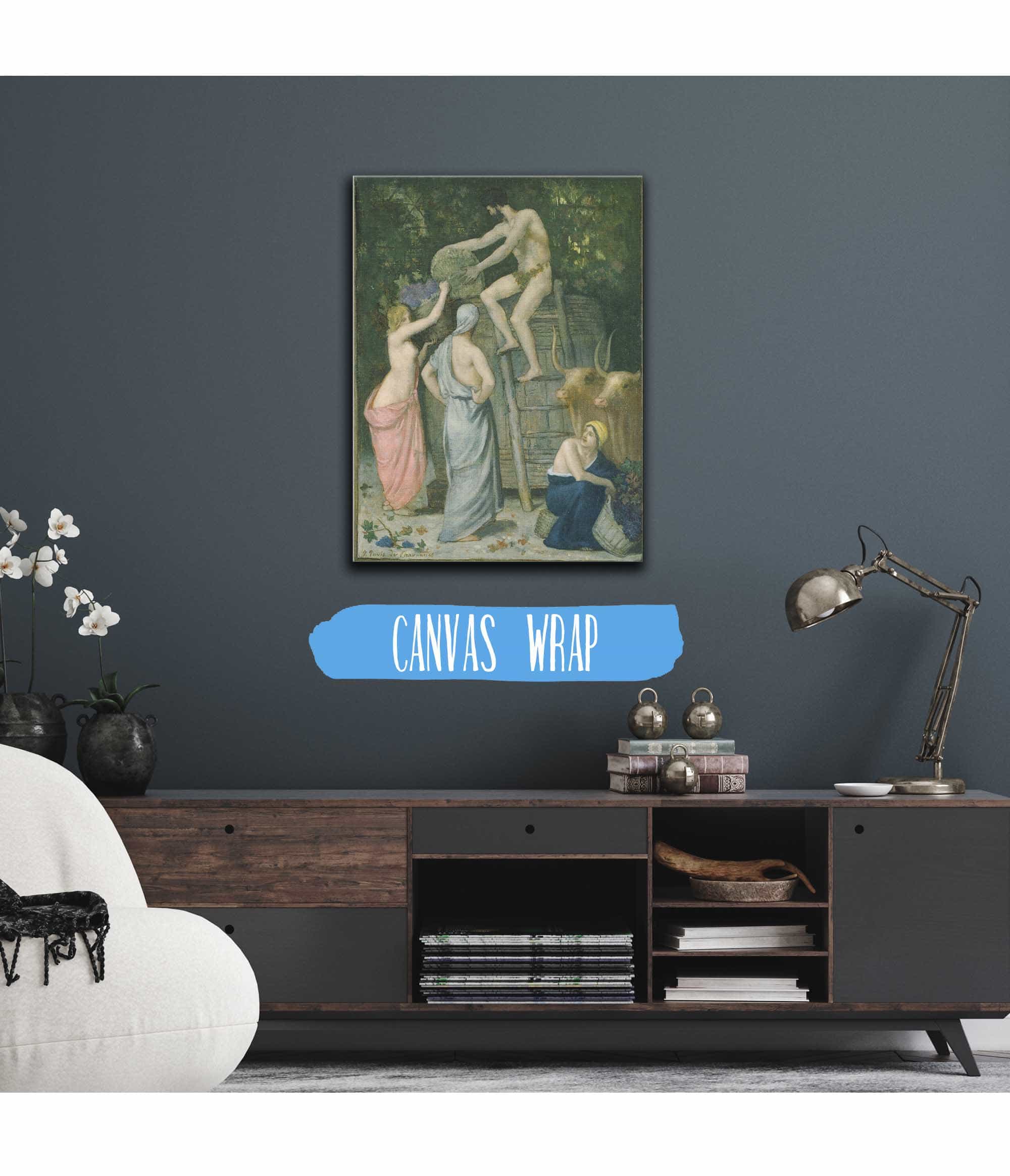 The Wine Press by Pierre Puvis De Chavannes - Image 3