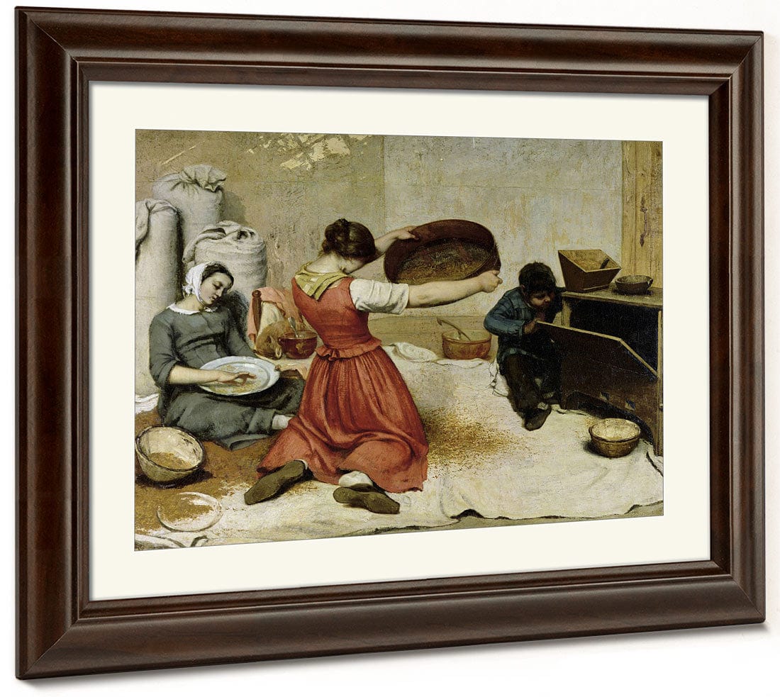 The Winnowers By Jean Desire Gustave Courbet - Image 5