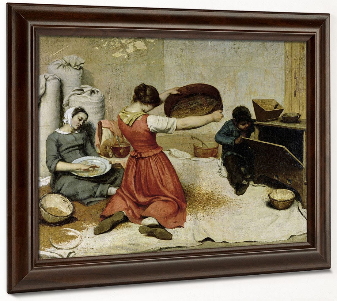The Winnowers By Jean Desire Gustave Courbet - Image 6