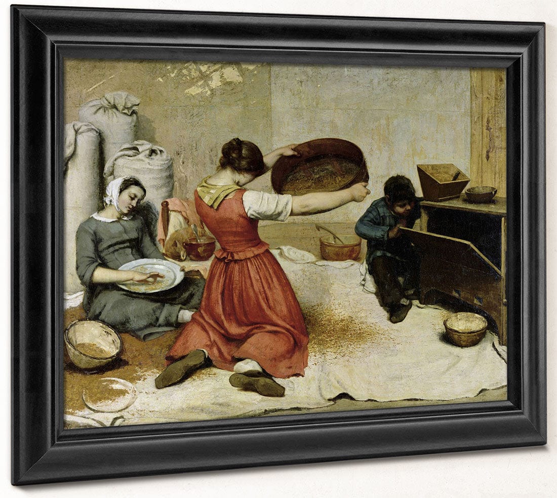 The Winnowers By Jean Desire Gustave Courbet - Image 8
