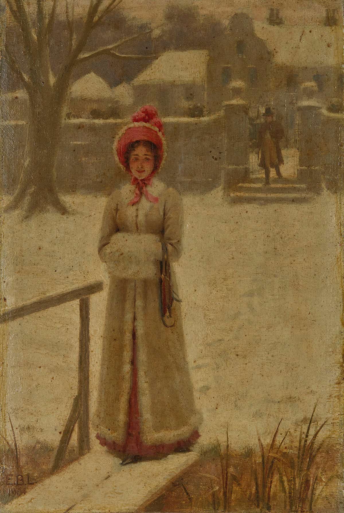 The Winter Walk by Edmund Blair Leighton - Image 3