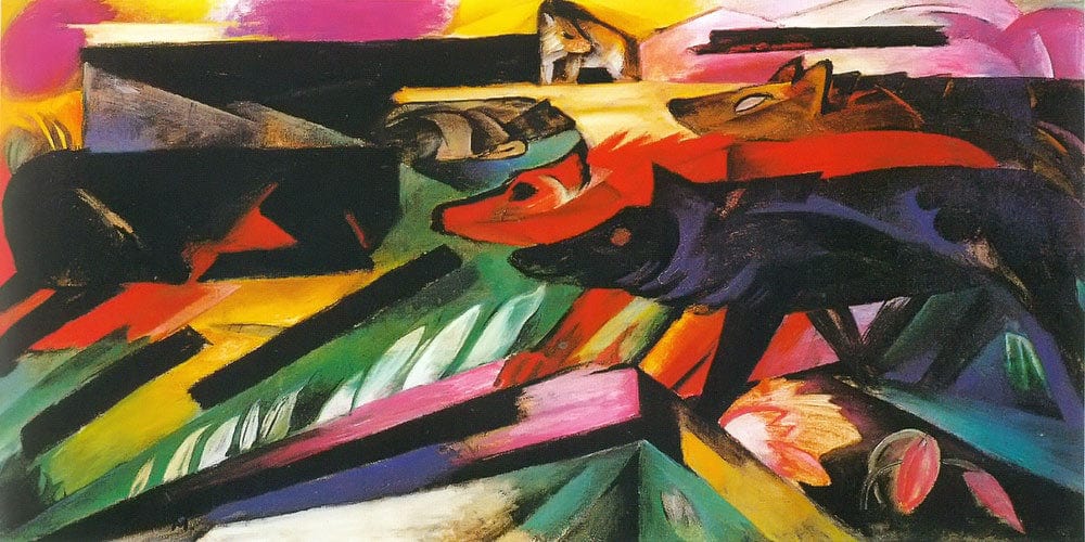 The Wolves (Balkan War) By Franz Marc - Image 2