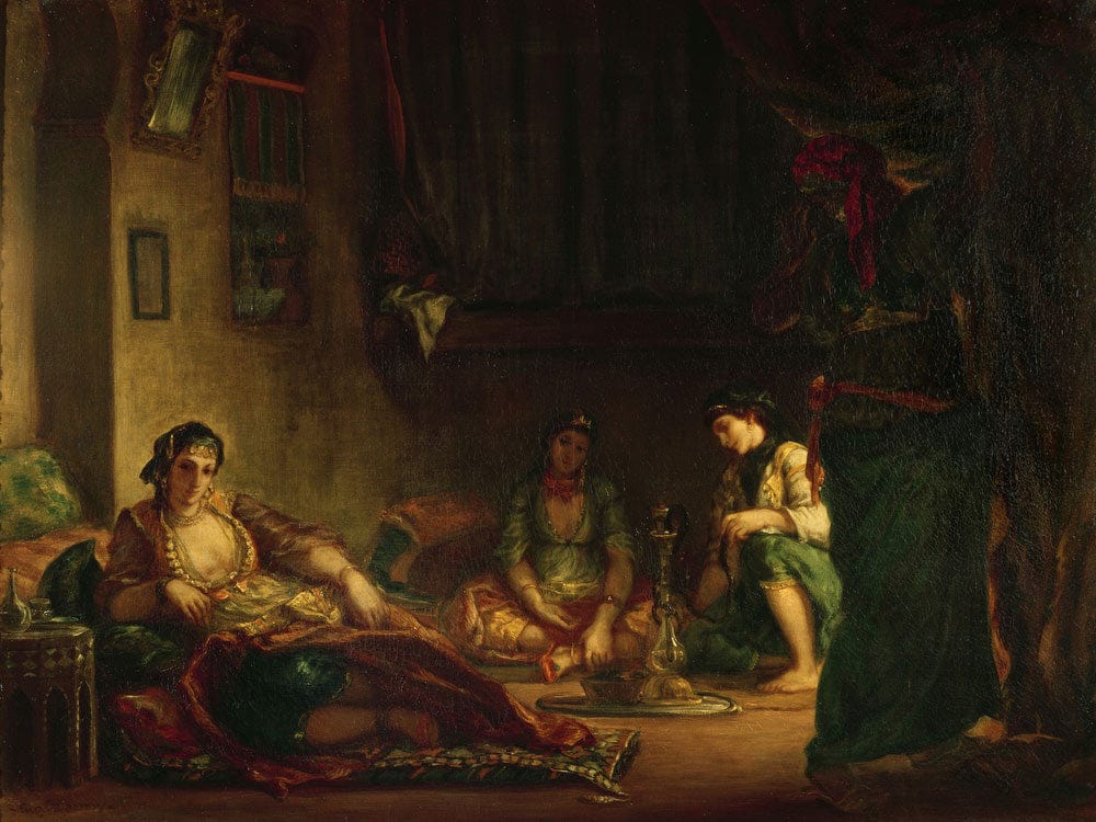 The Women Of Algiers In Their Harem By Ferdinand Victor Eugene Delacroix - Image 7