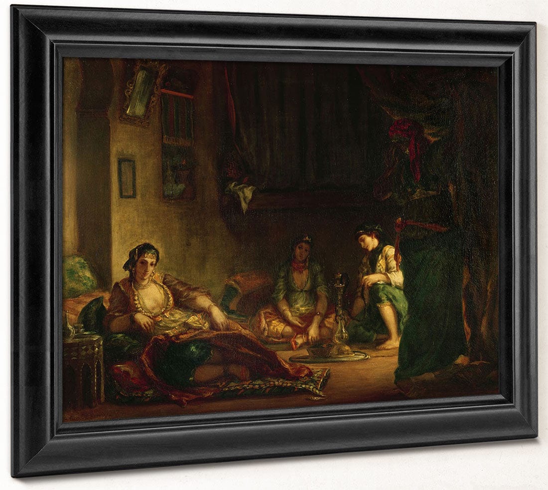The Women Of Algiers In Their Harem By Ferdinand Victor Eugene Delacroix - Image 8