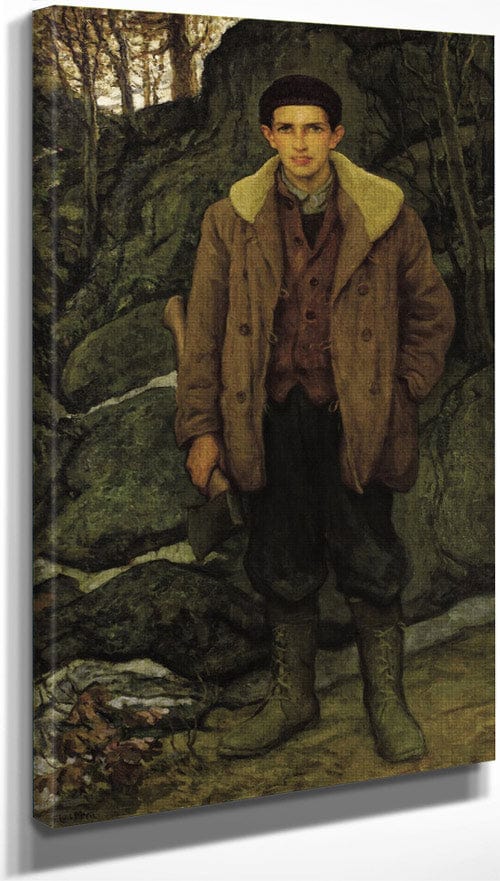 The Woodsman William Compton Circa 1913 By Francis Luis Mora - Image 3