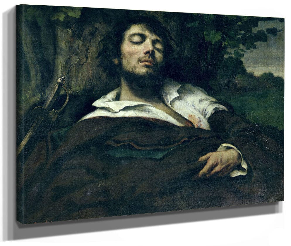 The Wounded Man By Jean Desire Gustave Courbet