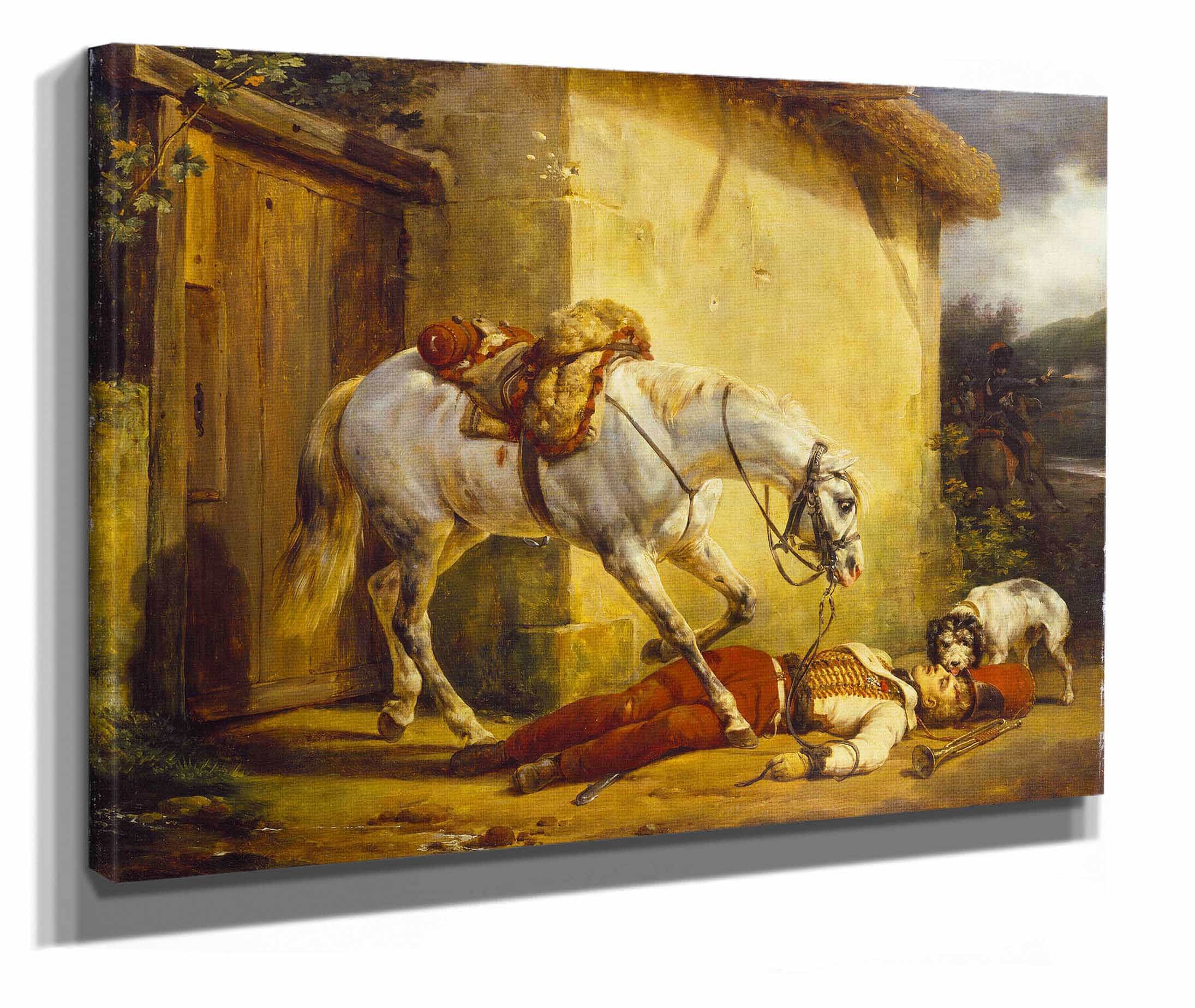 The Wounded Trumpeter by Horace Vernet - Image 2