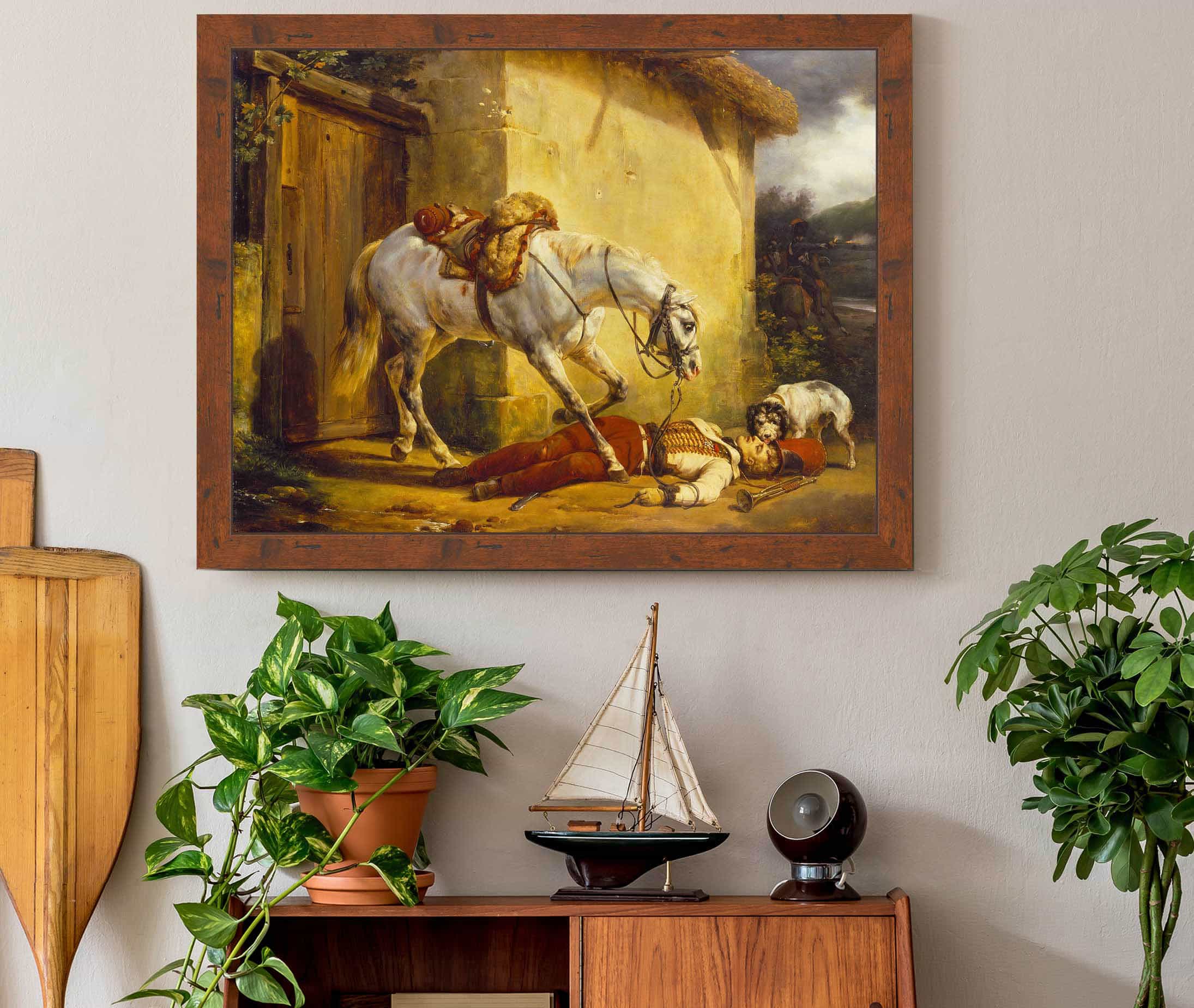 The Wounded Trumpeter by Horace Vernet - Image 3
