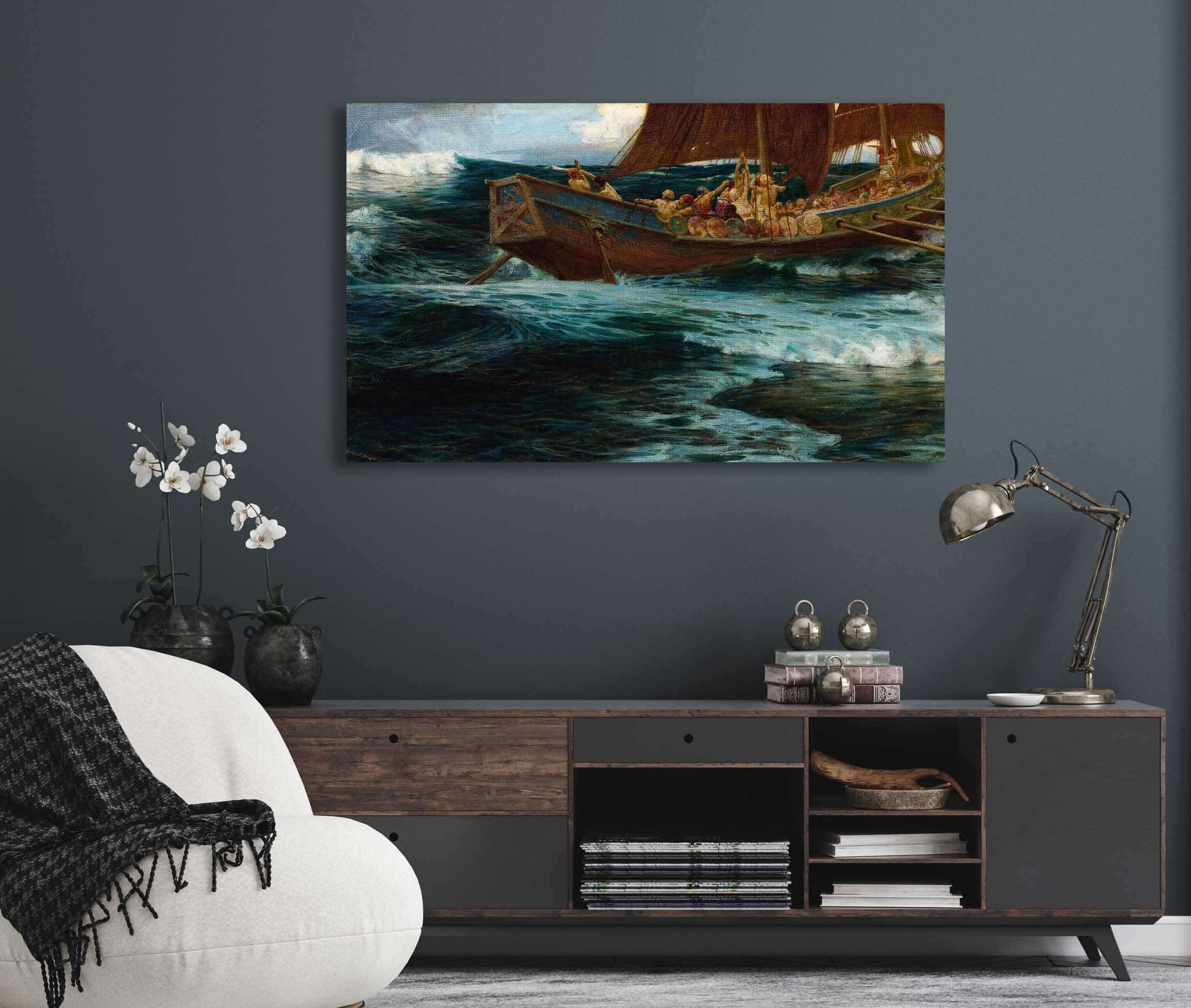 The Wrath Of The Sea God by Herbert James Draper - Image 5