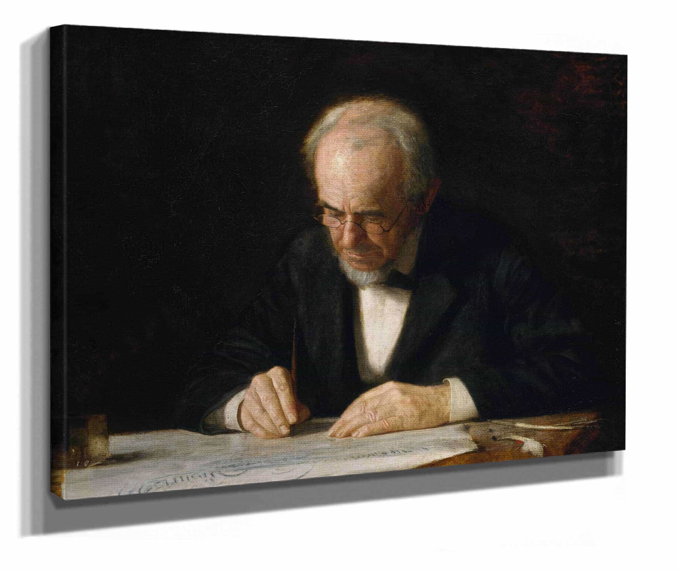 The Writing Master by Thomas Eakins - Image 2