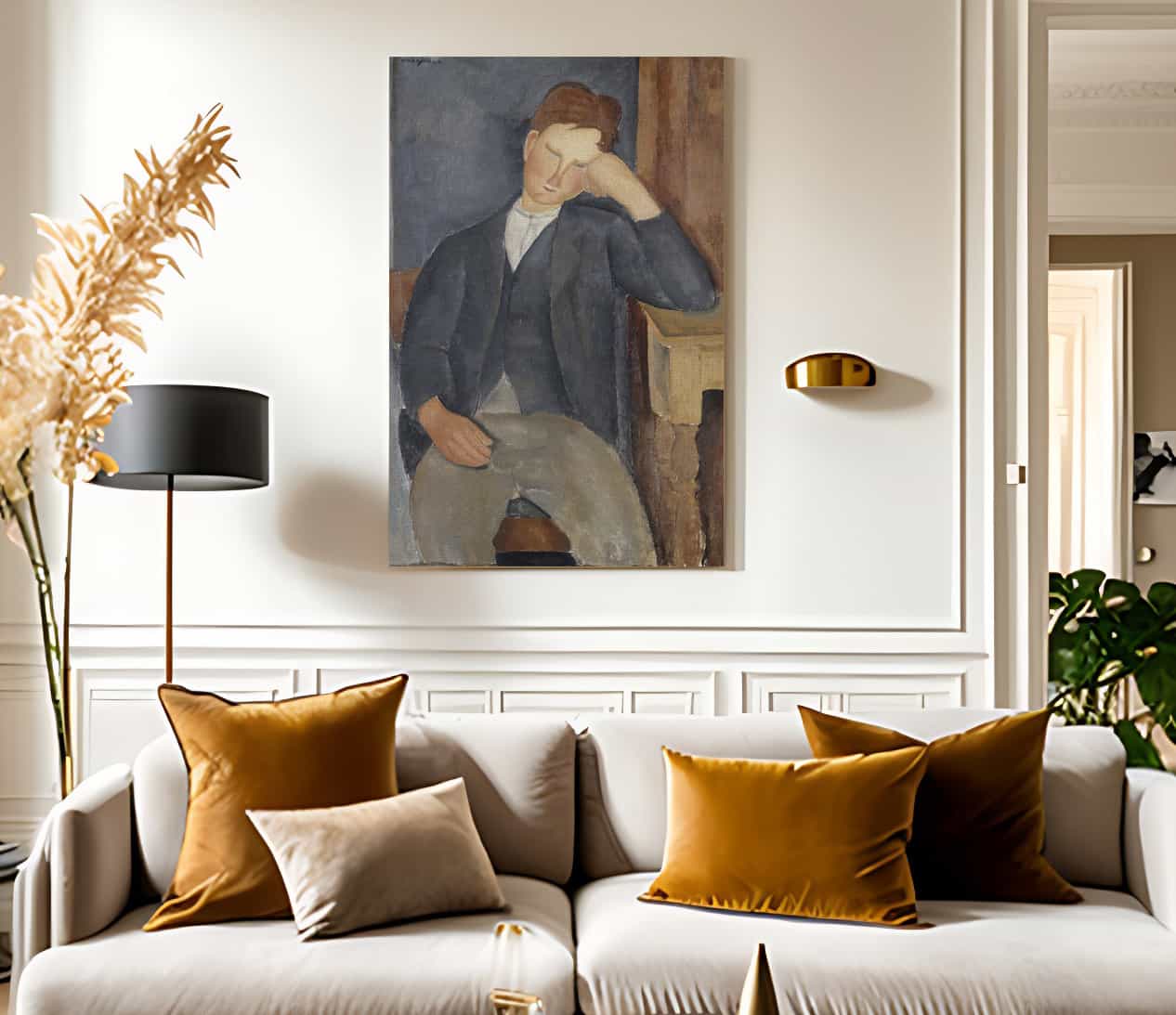 The Young Apprentice By Amedeo Modigliani - Image 2
