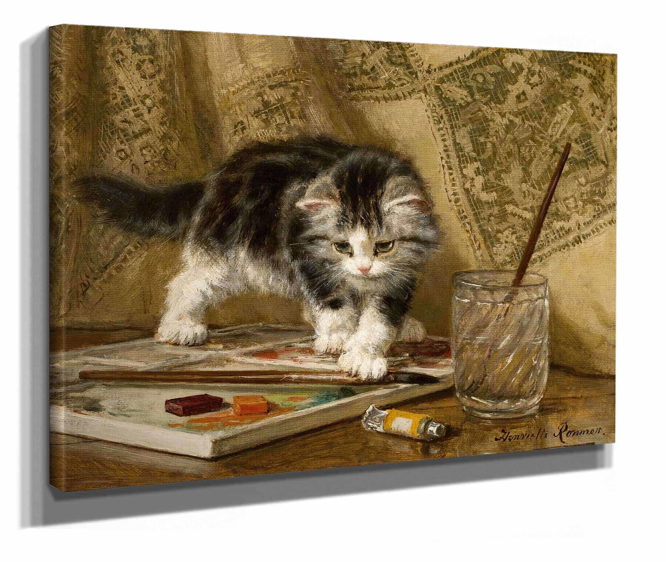 The Young Artist by Henriette Ronner Knip - Image 2