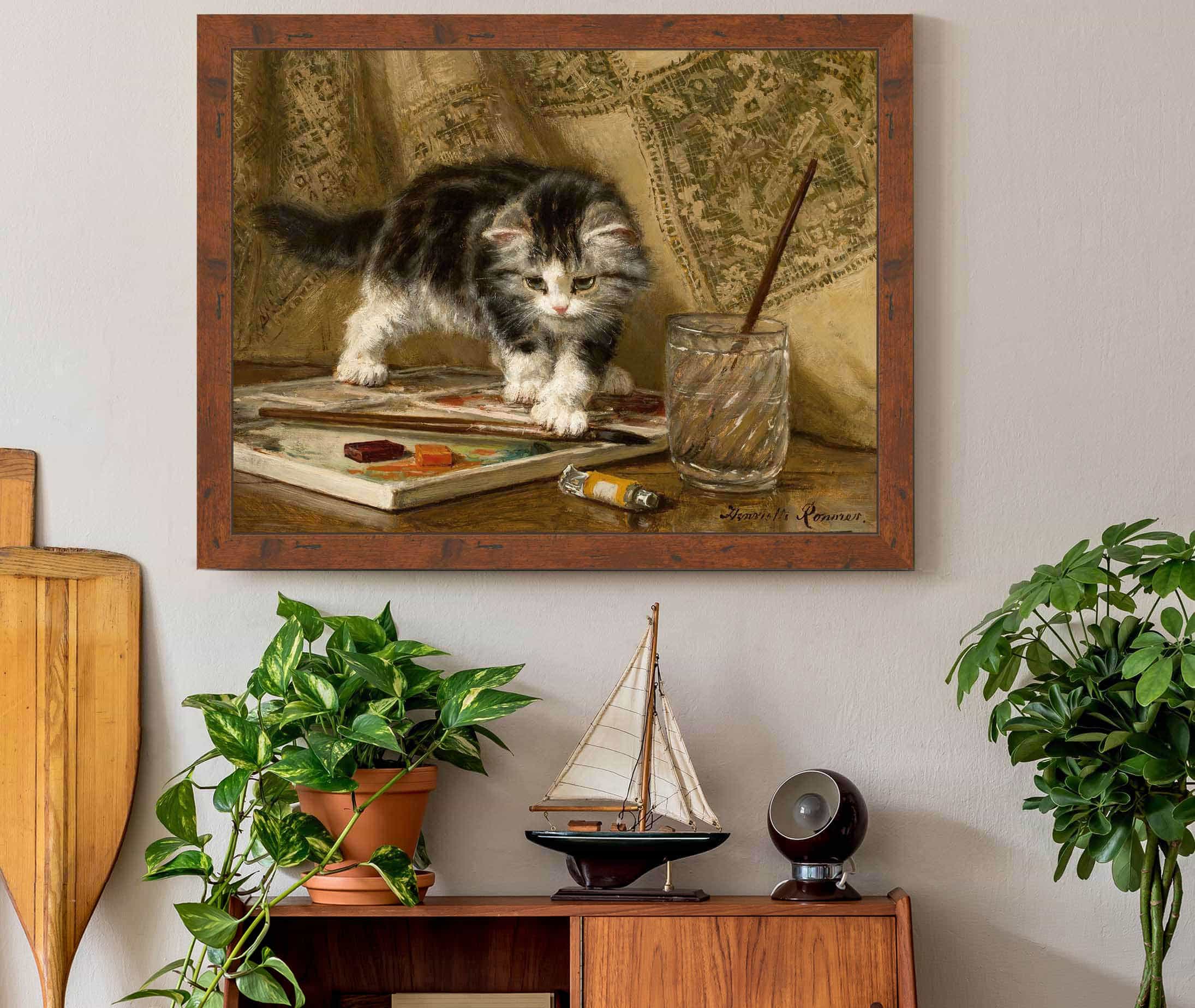 The Young Artist by Henriette Ronner Knip - Image 3