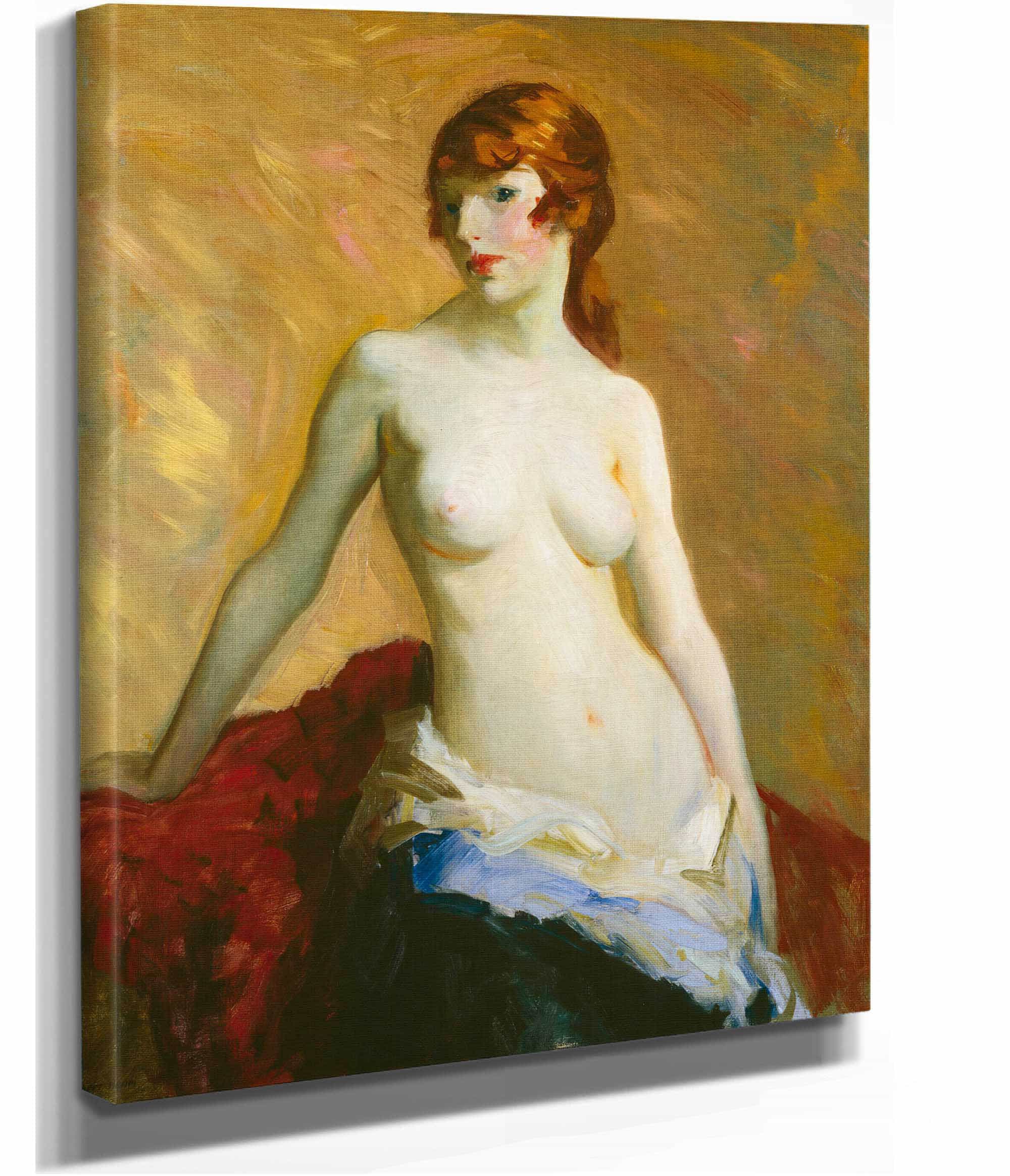 The Young Girl by Robert Henri - Image 2