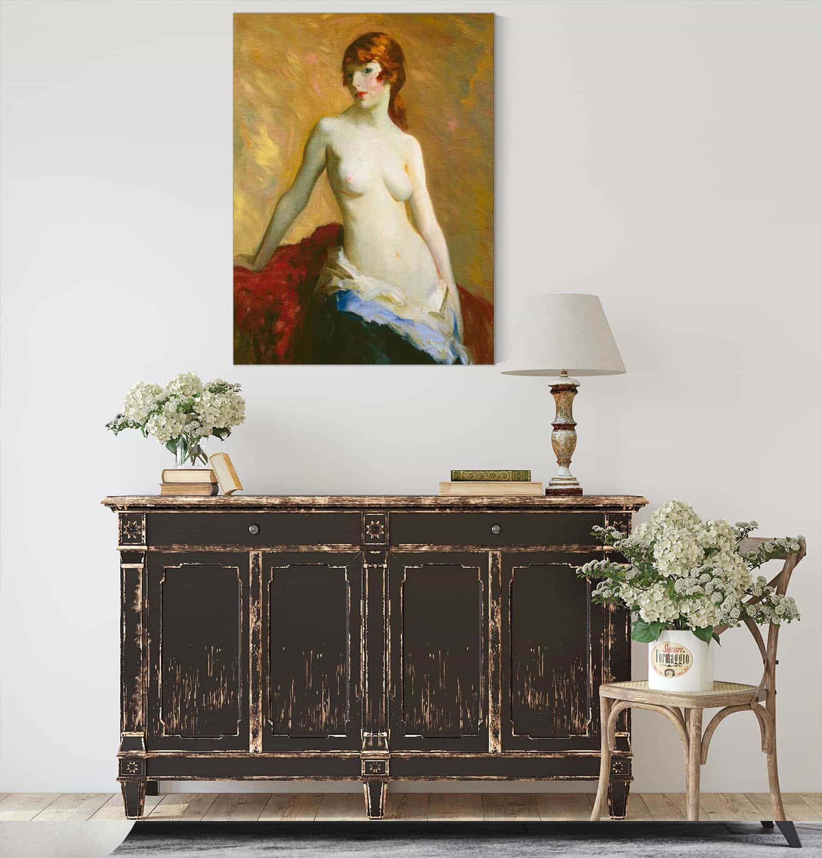 The Young Girl by Robert Henri - Image 4