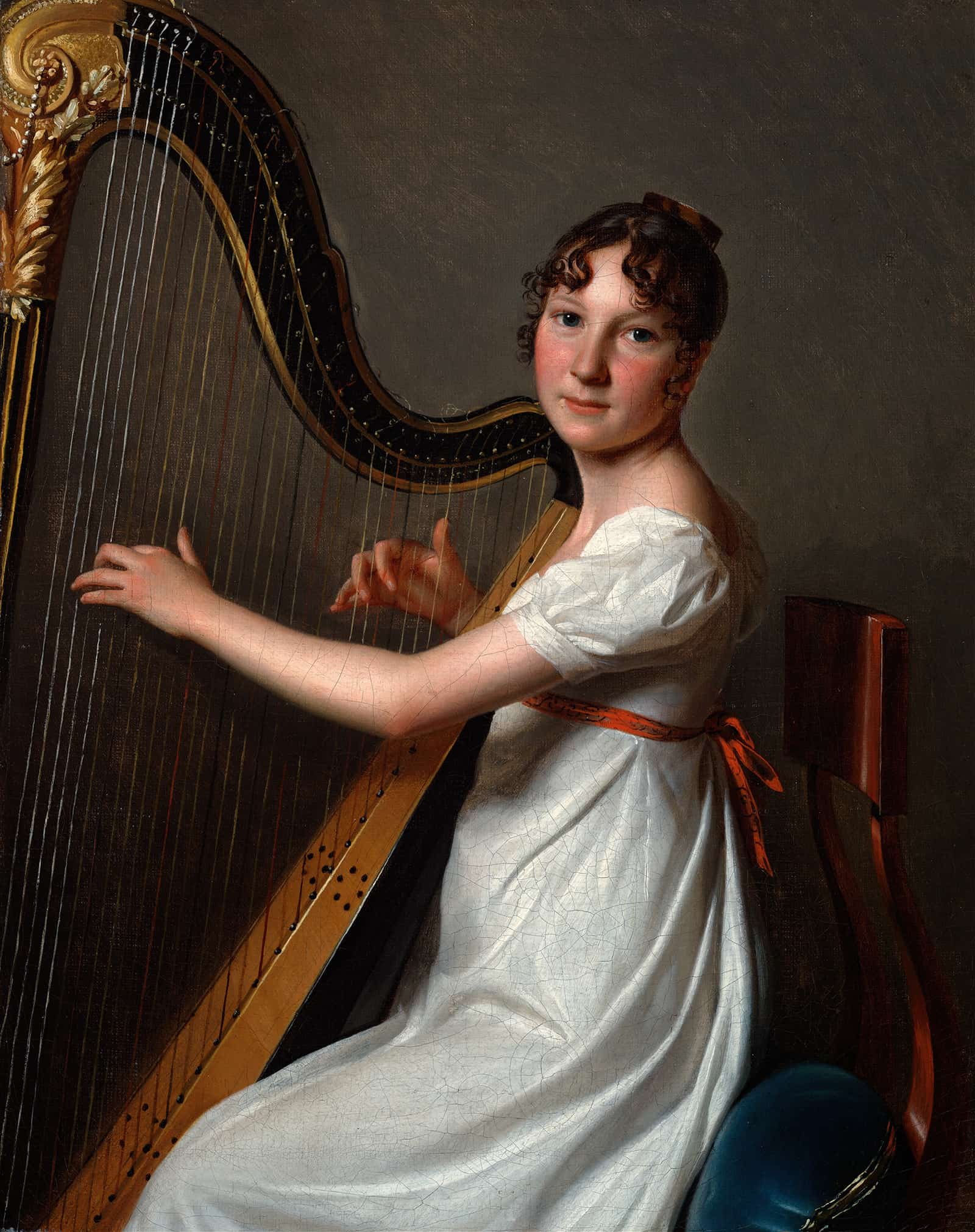 The Young Harpist by Louis Leopold Boilly