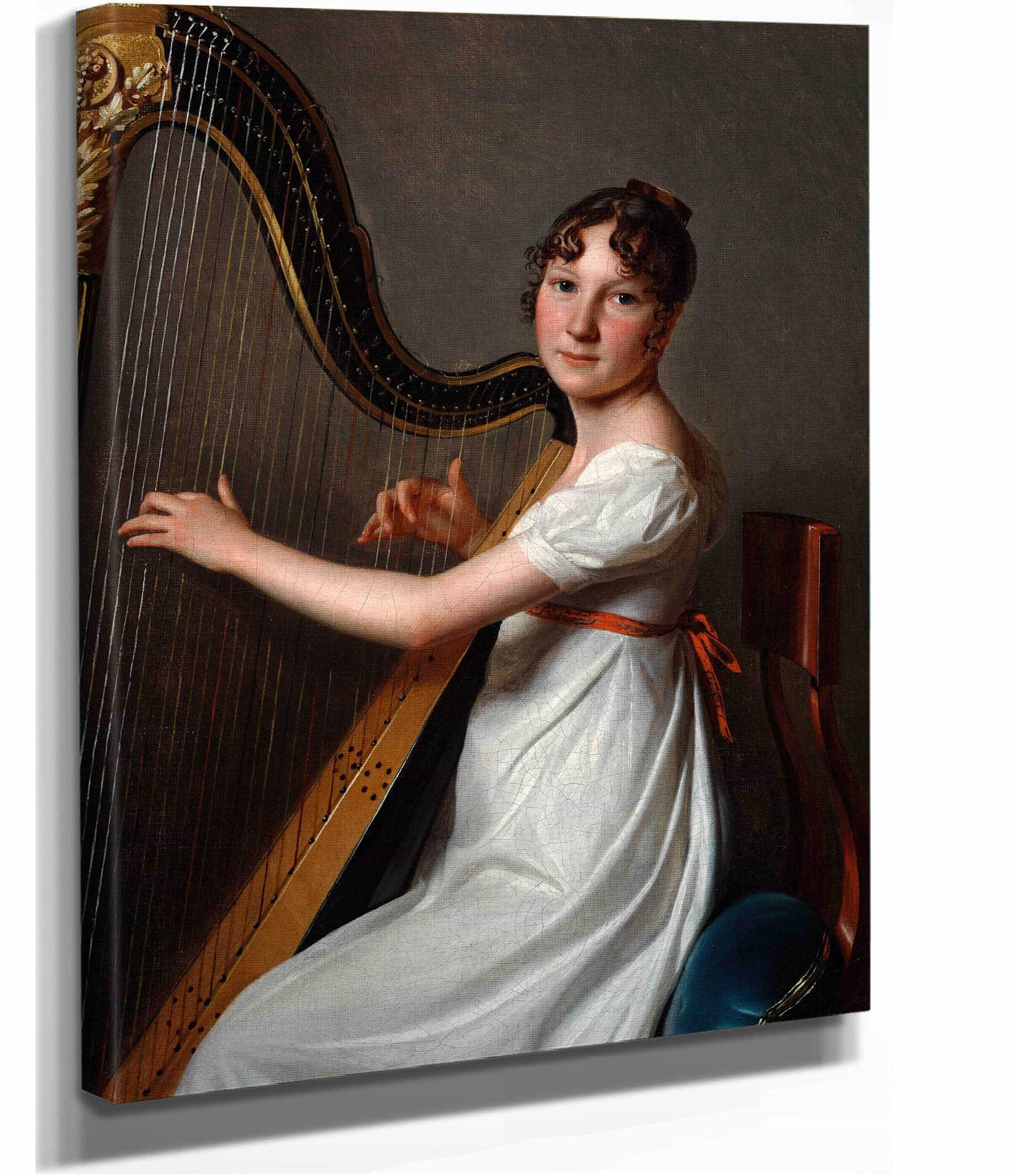 The Young Harpist by Louis Leopold Boilly - Image 2