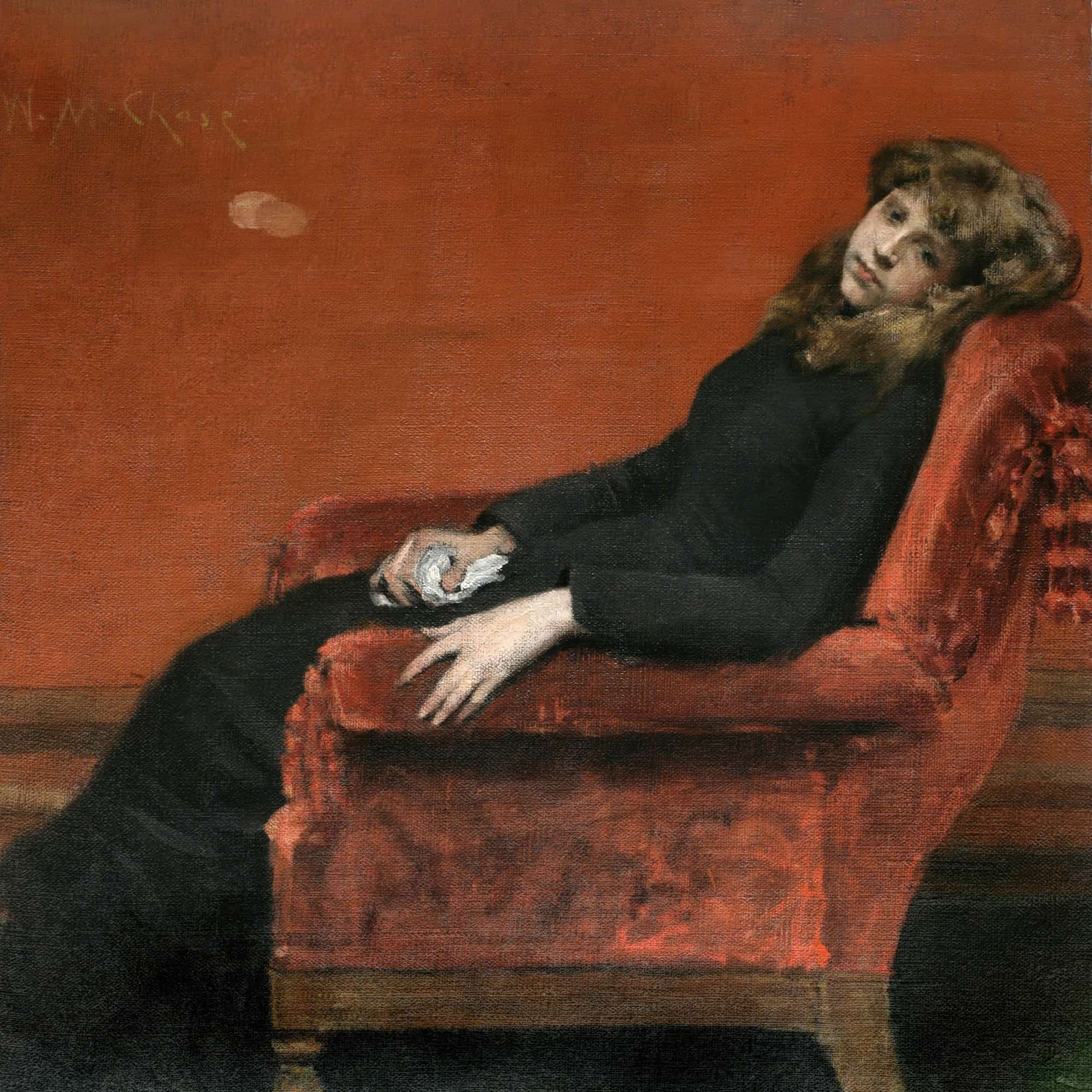 The Young Orphan by William Merritt Chase - Image 4