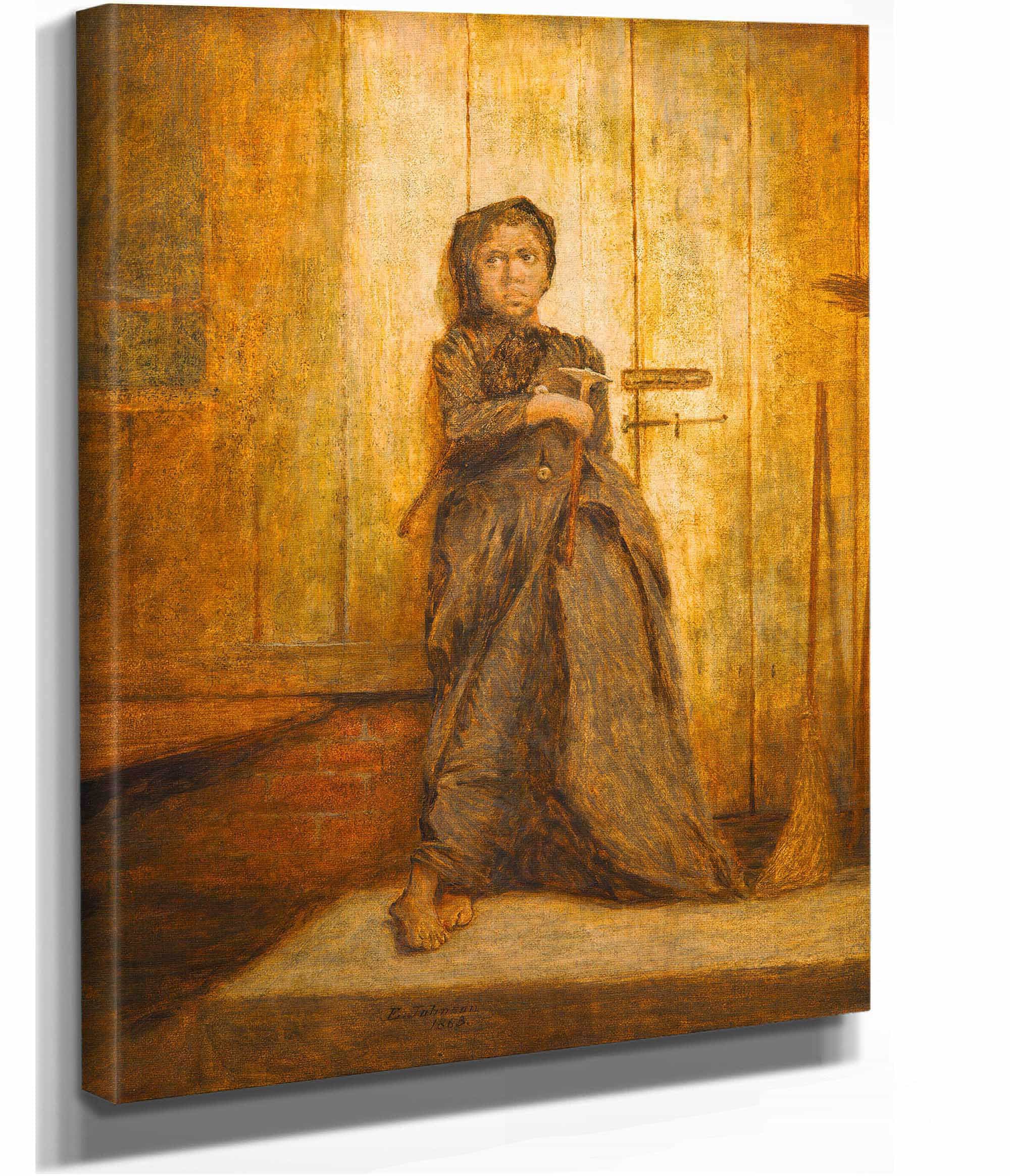 The Young Sweep by Eastman Johnson - Image 2
