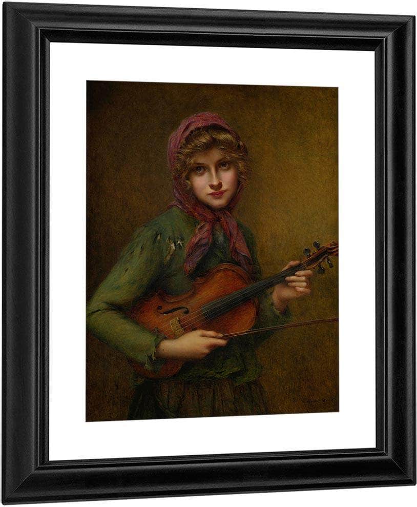 The Young Violinist By Francis Martin Kavel - Image 3