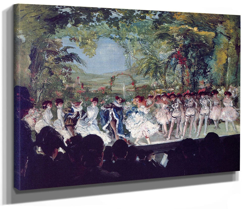Theatre Scene 1906 1907 By Everett Shinn